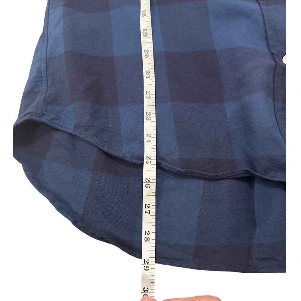 GRAYSON by Frank & Eileen The Hero Women's Plaid Shirt Blue Black, size 4 (L) - Picture 4 of 8